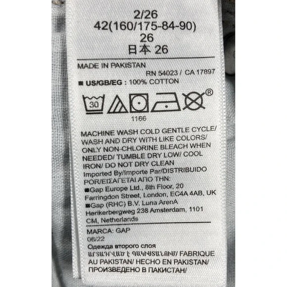 Gap High Rise Loose Bermuda Shorts Womens 2/26 Light Wash Distressed Raw Hem - Picture 15 of 16